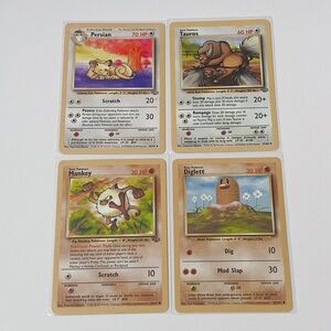 Vintage Pokemon Lot of 4